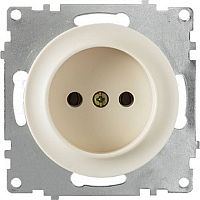 Розетка без заземления без рамки OneKeyElectro Florence 1-м. бежевый картинка